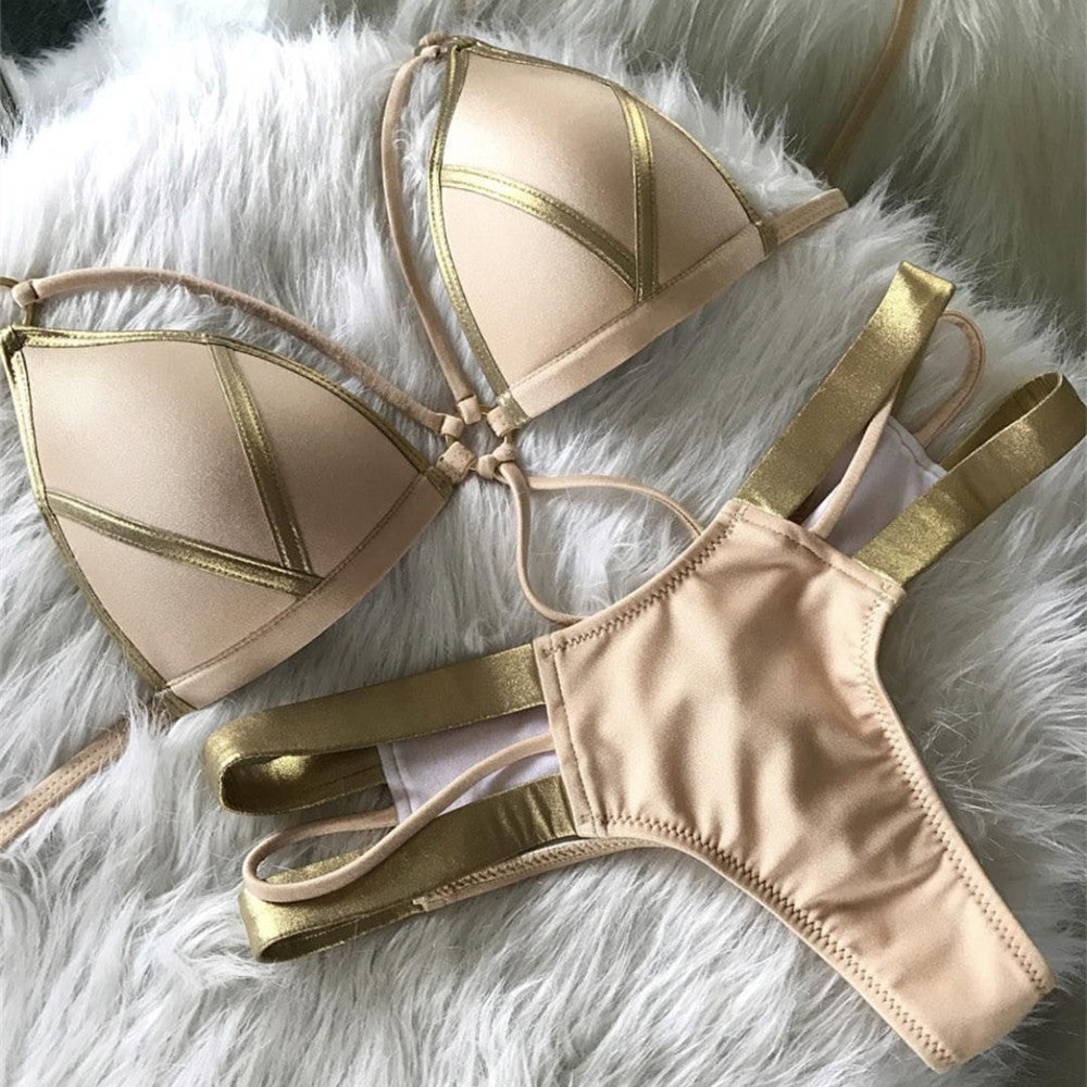 Brastias® | Bikini Con Lados De Bronce