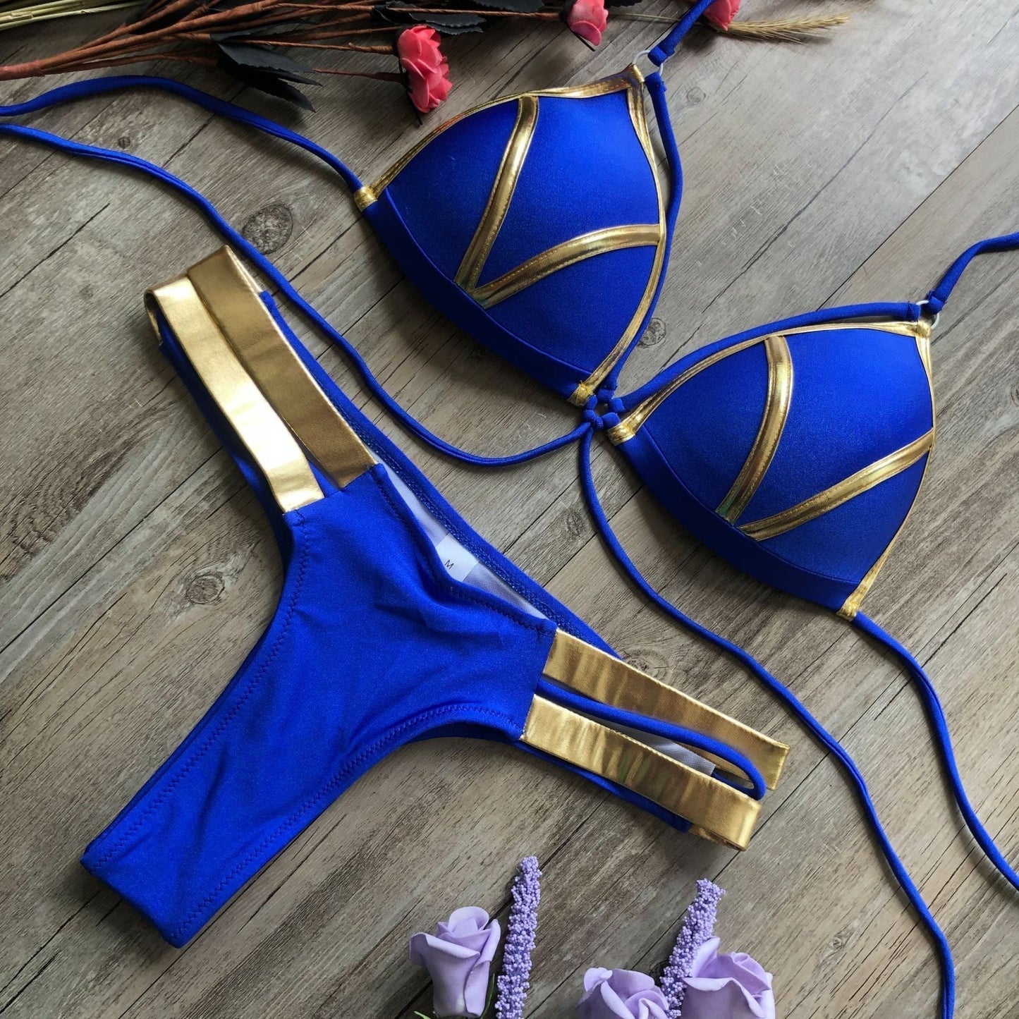 Brastias® | Bikini Con Lados De Bronce