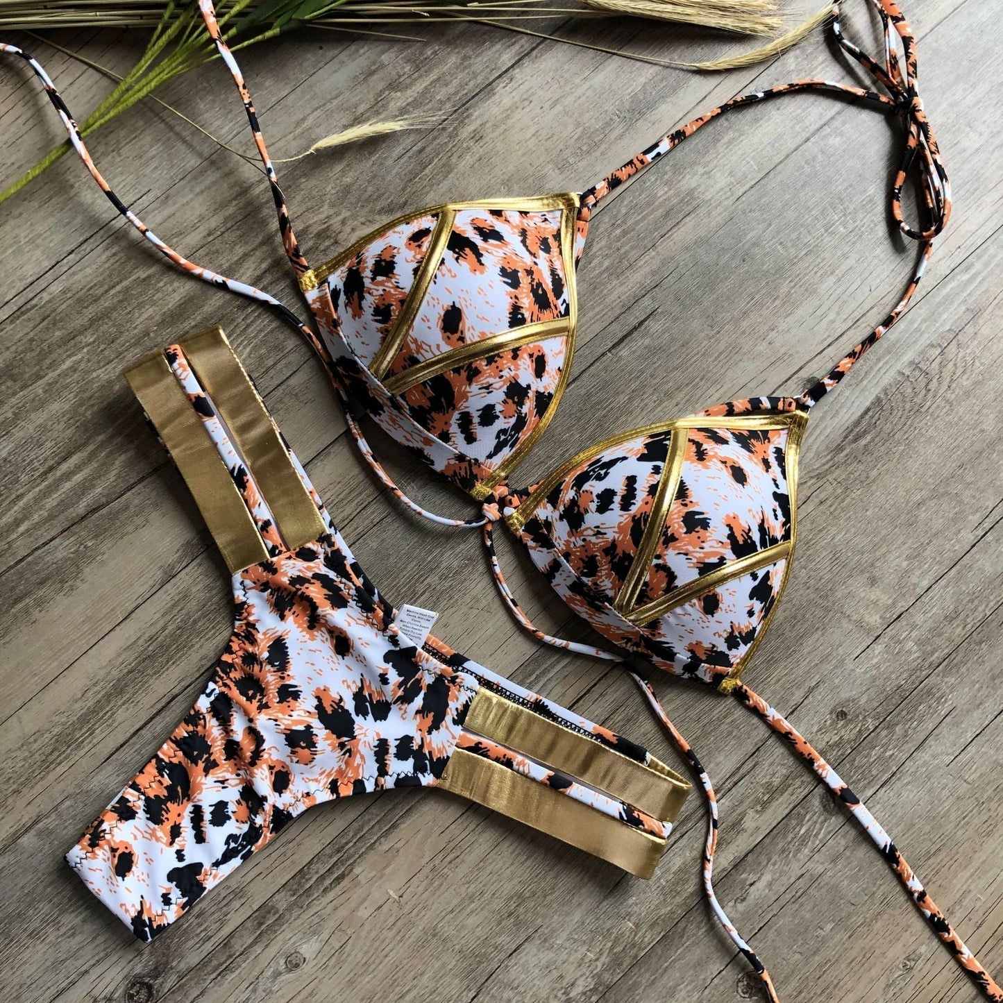 Brastias® | Bikini Con Lados De Bronce