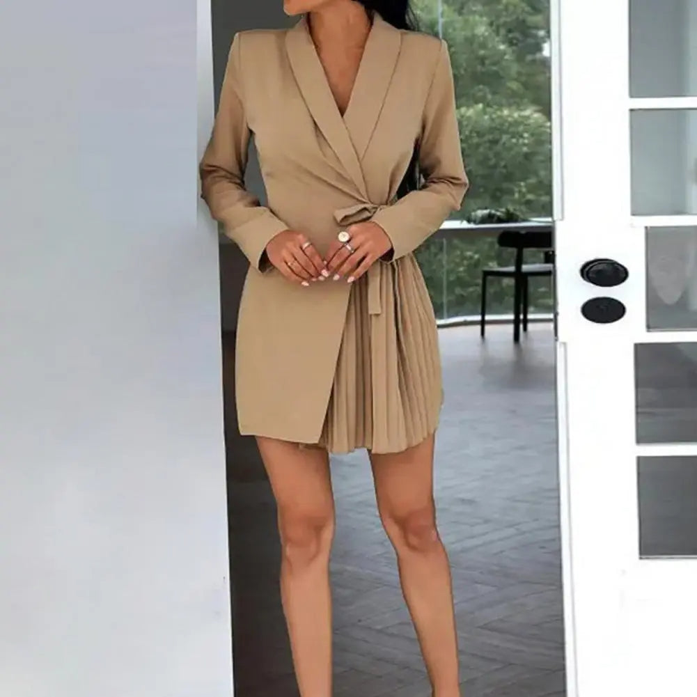 Aranza® | Vestido tipo blazer liso