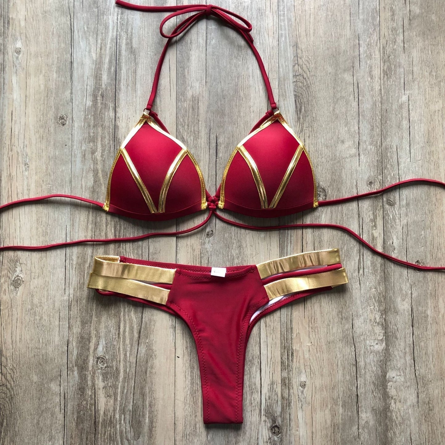Brastias® | Bikini Con Lados De Bronce