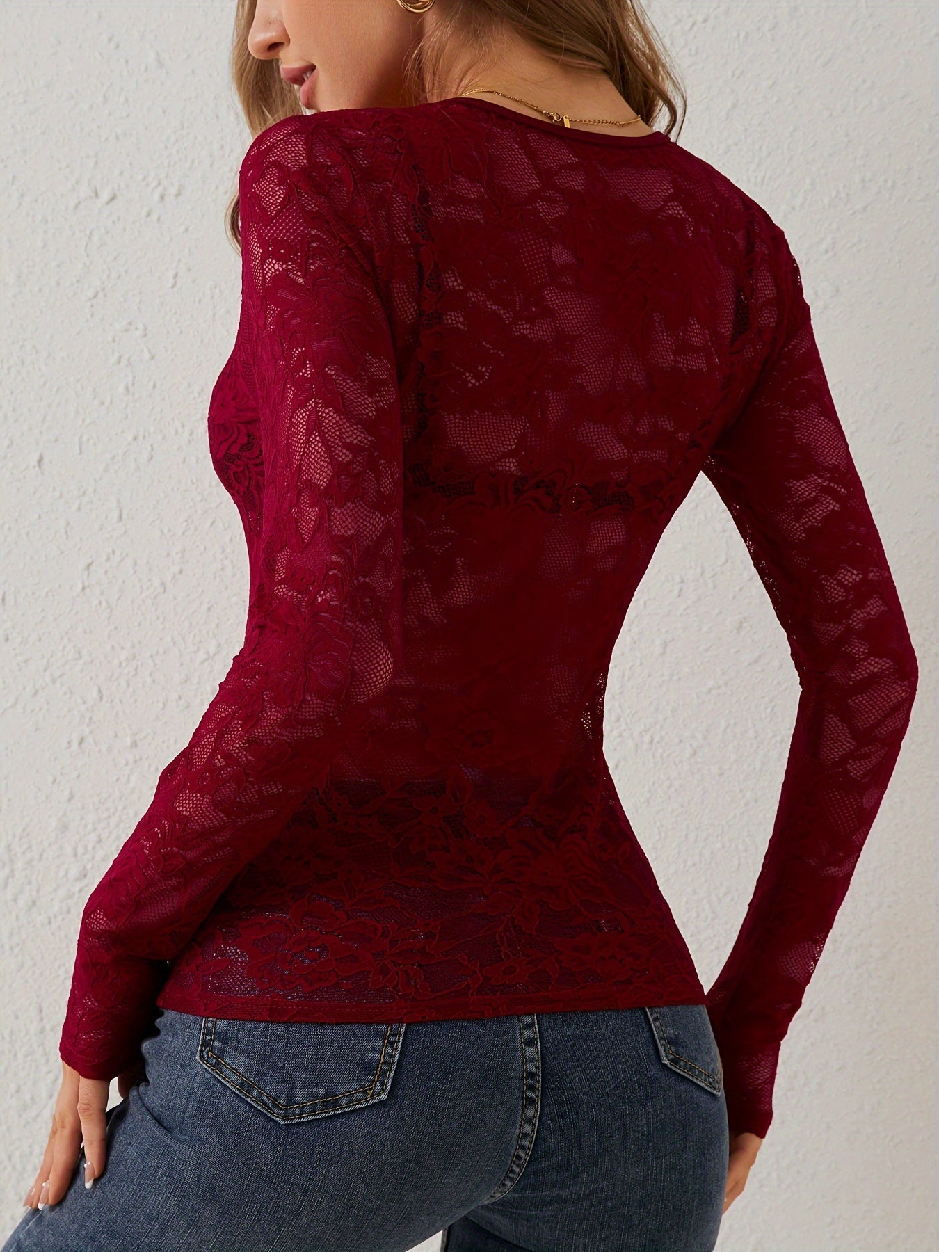 Adalicia® | Camisa de encaje para mujer