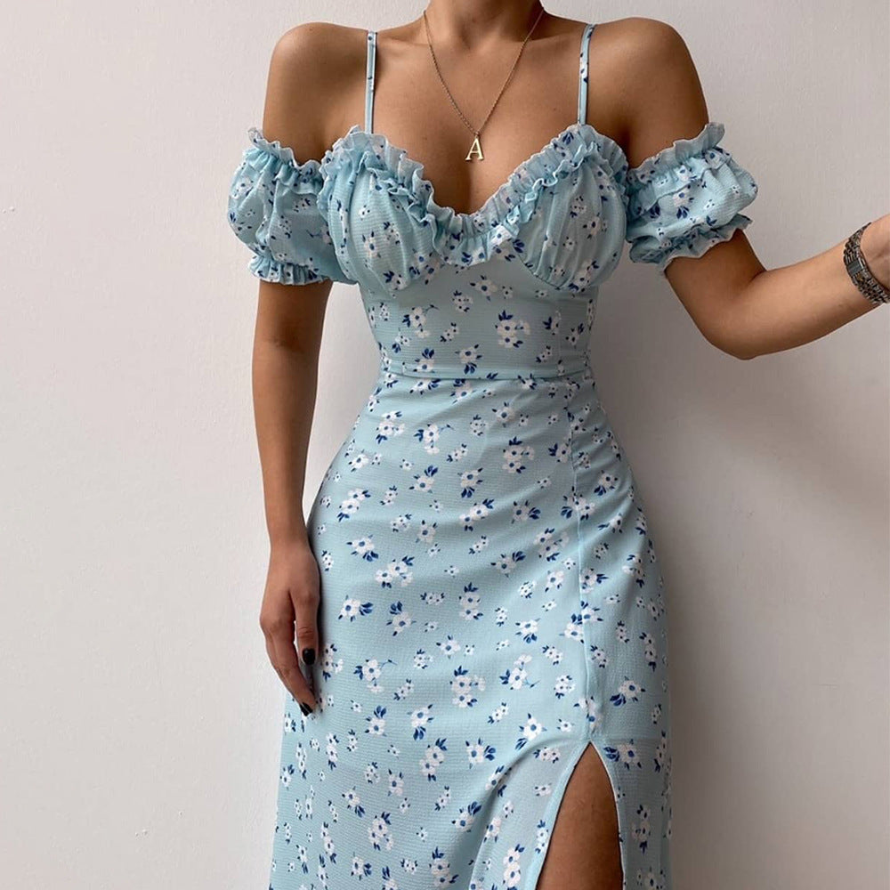 Annick® | Vestido de cóctel con cuello en V