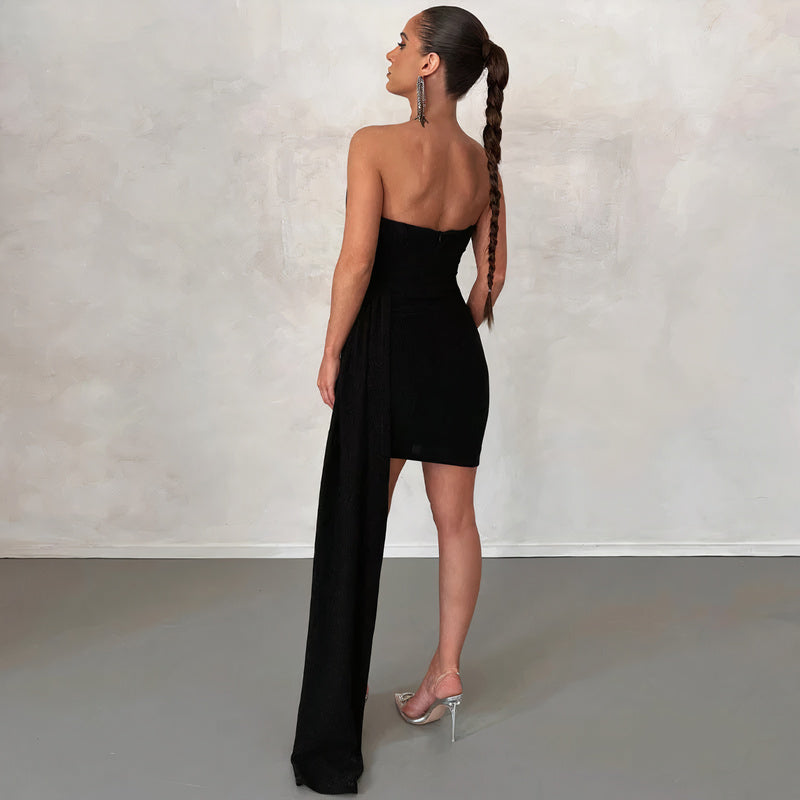 Anice® | Vestido De Cóctel Con Purpurina