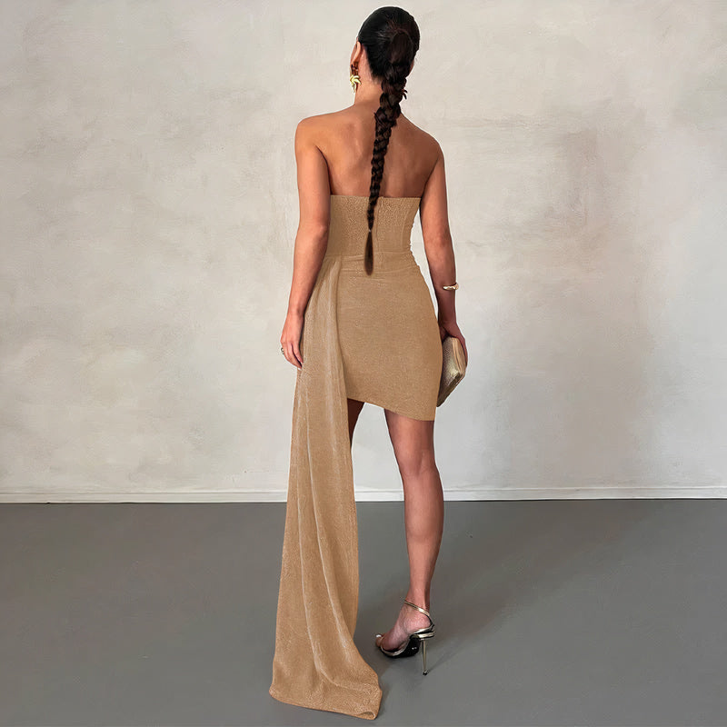 Anice® | Vestido De Cóctel Con Purpurina