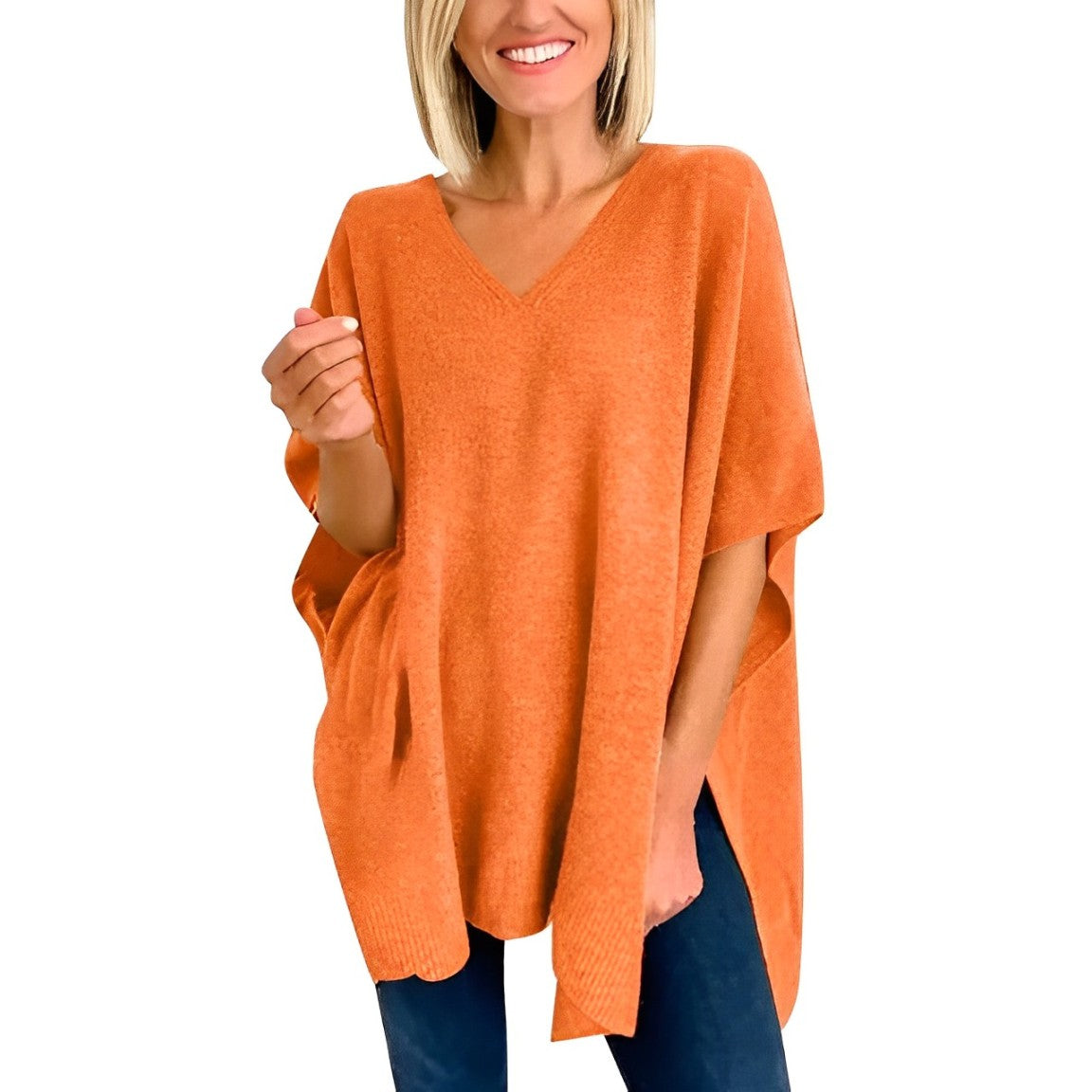 Áurica® | Blusa Con Bajo Irregular Y Escote En Pico