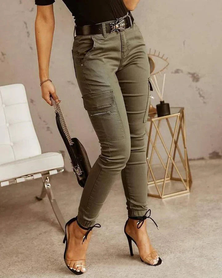 Abeja® | Pantalón cargo de cintura alta