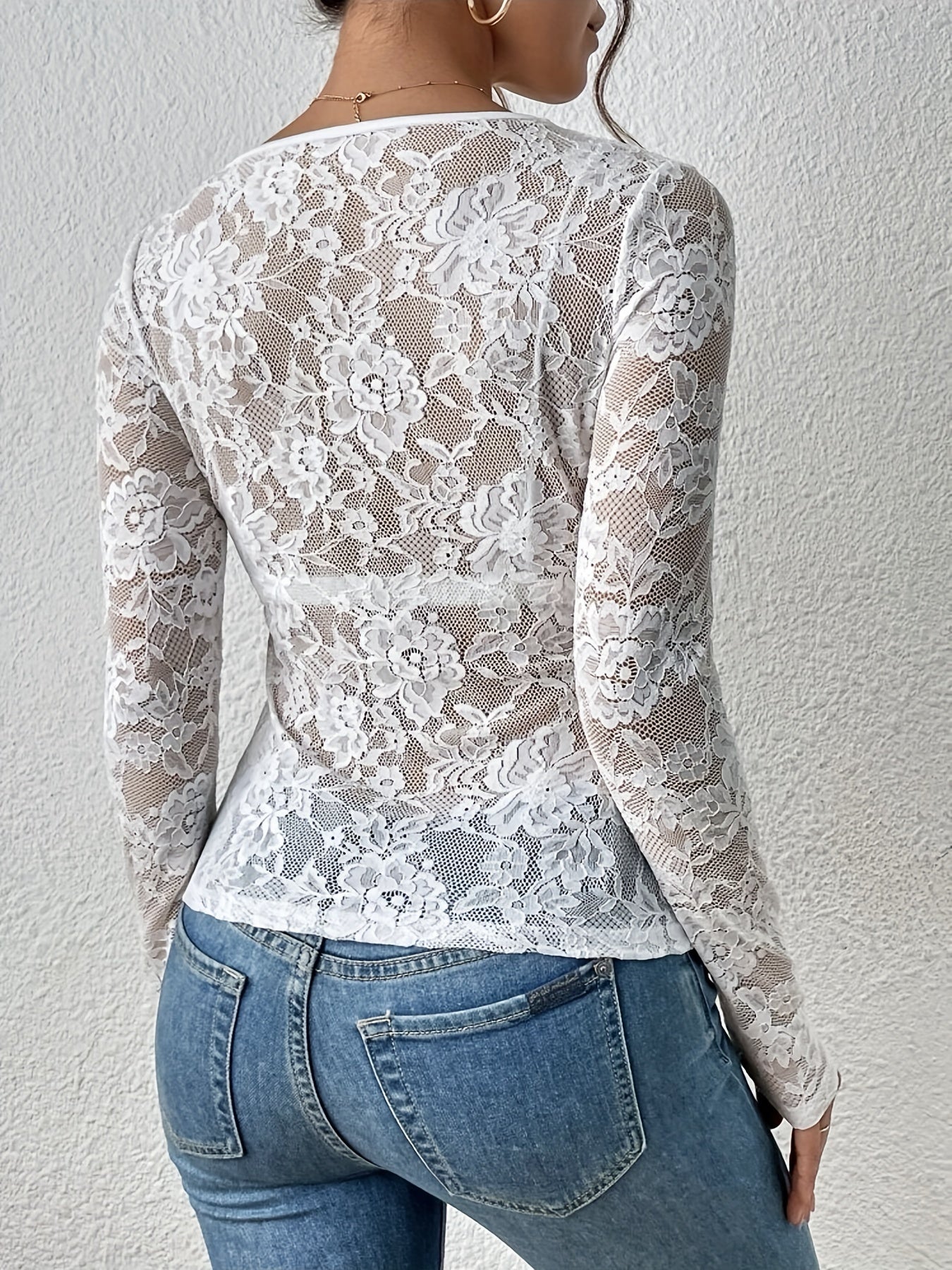 Adalicia® | Camisa de encaje para mujer