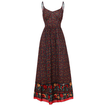 Kimberly® | Vestido Bohemio Con Tirantes
