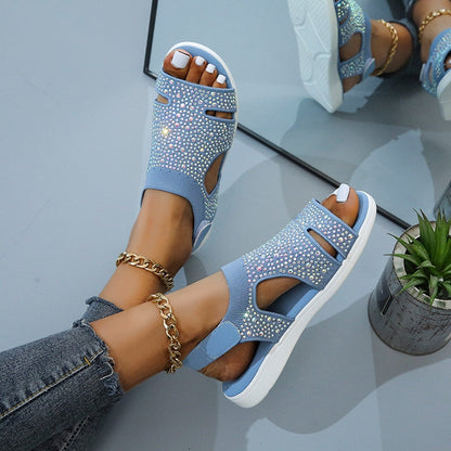 Adalina® | Sandalias Con Purpurina